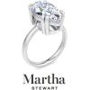 imageMartha Stewart Marquise Shape Lab Grown Diamond Solitaire Ring Diamond Engagement Ring in 14 Karat Goldwhitegold