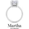 imageMartha Stewart Marquise Shape Lab Grown Diamond Solitaire Ring Diamond Engagement Ring in 14 Karat Goldwhitegold