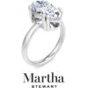 imageMartha Stewart Marquise Shape Lab Grown Diamond Solitaire Ring Diamond Engagement Ring in 14 Karat Goldwhitegold