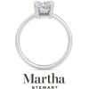 imageMartha Stewart Marquise Shape Lab Grown Diamond Solitaire Ring Diamond Engagement Ring in 14 Karat Goldwhitegold