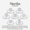 imageMartha Stewart Marquise Shape Lab Grown Diamond Solitaire Ring Diamond Engagement Ring in 14 Karat Goldwhitegold