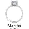 imageMartha Stewart Marquise Shape Lab Grown Diamond Solitaire Ring Diamond Engagement Ring in 14 Karat Goldwhitegold