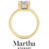 imageMartha Stewart Marquise Shape Lab Grown Diamond Solitaire Ring Diamond Engagement Ring in 14 Karat Goldyellowgold