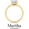 imageMartha Stewart Marquise Shape Lab Grown Diamond Solitaire Ring Diamond Engagement Ring in 14 Karat Goldyellowgold