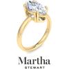 imageMartha Stewart Marquise Shape Lab Grown Diamond Solitaire Ring Diamond Engagement Ring in 14 Karat Goldyellowgold