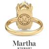 imageMartha Stewart Marquise Shape Lab Grown Diamond Solitaire Ring Diamond Engagement Ring in 14 Karat Goldyellowgold