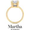 imageMartha Stewart Marquise Shape Lab Grown Diamond Solitaire Ring Diamond Engagement Ring in 14 Karat Goldyellowgold
