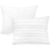 imageMartha Stewart Natalie King Size Duvet 3 Piece Set1 Duvet Cover 2 Pillow Shams Crinkle Velvet Texture Soft ampamp Royal Machine Wash 104quotx92quot with Button Closure ChampagneTextured White