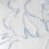imageMartha Stewart Natalie King Size Duvet 3 Piece Set1 Duvet Cover 2 Pillow Shams Crinkle Velvet Texture Soft ampamp Royal Machine Wash 104quotx92quot with Button Closure ChampagneFederal Blue  White