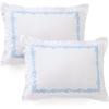 imageMartha Stewart Natalie King Size Duvet 3 Piece Set1 Duvet Cover 2 Pillow Shams Crinkle Velvet Texture Soft ampamp Royal Machine Wash 104quotx92quot with Button Closure ChampagneSoft Blue