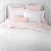 imageMartha Stewart Natalie King Size Duvet 3 Piece Set1 Duvet Cover 2 Pillow Shams Crinkle Velvet Texture Soft ampamp Royal Machine Wash 104quotx92quot with Button Closure ChampagneEmbroidered White