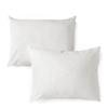 imageMartha Stewart Natalie King Size Duvet 3 Piece Set1 Duvet Cover 2 Pillow Shams Crinkle Velvet Texture Soft ampamp Royal Machine Wash 104quotx92quot with Button Closure ChampagneSolid White