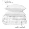 imageMartha Stewart Natalie King Size Duvet 3 Piece Set1 Duvet Cover 2 Pillow Shams Crinkle Velvet Texture Soft ampamp Royal Machine Wash 104quotx92quot with Button Closure ChampagneTextured White