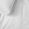 imageMartha Stewart Natalie King Size Duvet 3 Piece Set1 Duvet Cover 2 Pillow Shams Crinkle Velvet Texture Soft ampamp Royal Machine Wash 104quotx92quot with Button Closure ChampagneSolid White