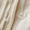 imageMartha Stewart Natalie King Size Duvet 3 Piece Set1 Duvet Cover 2 Pillow Shams Crinkle Velvet Texture Soft ampamp Royal Machine Wash 104quotx92quot with Button Closure ChampagneChampagne