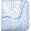 imageMartha Stewart Natalie King Size Duvet 3 Piece Set1 Duvet Cover 2 Pillow Shams Crinkle Velvet Texture Soft ampamp Royal Machine Wash 104quotx92quot with Button Closure ChampagneBlue