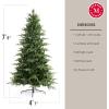 imageMartha Stewart Natural Pine  75 MU PreLit Artificial Christmas Tree Feet Multicolored LightsClear White Lights