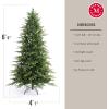 imageMartha Stewart Natural Pine  75 MU PreLit Artificial Christmas Tree Feet Multicolored LightsMulticolored Lights
