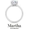 imageMartha Stewart Oval Shape Lab Grown Diamond Solitaire Ring Diamond Engagement Ring in 14 Karat Goldwhitegold