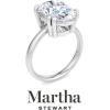 imageMartha Stewart Oval Shape Lab Grown Diamond Solitaire Ring Diamond Engagement Ring in 14 Karat Goldwhitegold