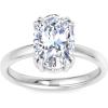 imageMartha Stewart Oval Shape Lab Grown Diamond Solitaire Ring Diamond Engagement Ring in 14 Karat Goldwhitegold