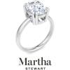 imageMartha Stewart Oval Shape Lab Grown Diamond Solitaire Ring Diamond Engagement Ring in 14 Karat Goldwhitegold