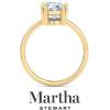 imageMartha Stewart Oval Shape Lab Grown Diamond Solitaire Ring Diamond Engagement Ring in 14 Karat Goldyellowgold
