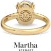 imageMartha Stewart Oval Shape Lab Grown Diamond Solitaire Ring Diamond Engagement Ring in 14 Karat Goldyellowgold