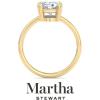 imageMartha Stewart Oval Shape Lab Grown Diamond Solitaire Ring Diamond Engagement Ring in 14 Karat Goldyellowgold