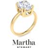 imageMartha Stewart Oval Shape Lab Grown Diamond Solitaire Ring Diamond Engagement Ring in 14 Karat Goldyellowgold