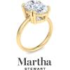 imageMartha Stewart Oval Shape Lab Grown Diamond Solitaire Ring Diamond Engagement Ring in 14 Karat Goldyellowgold