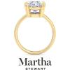 imageMartha Stewart Oval Shape Lab Grown Diamond Solitaire Ring Diamond Engagement Ring in 14 Karat Goldyellowgold