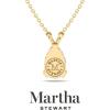 imageMartha Stewart Pear Shape Lab Grown Diamond Solitaire Necklace in 14 Karat Gold Lab Grown Diamond Necklaceyellowgold
