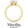 imageMartha Stewart Pear Shape Lab Grown Diamond Solitaire Ring Diamond Engagement Ring in 14 Karat Goldyellowgold
