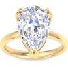 imageMartha Stewart Pear Shape Lab Grown Diamond Solitaire Ring Diamond Engagement Ring in 14 Karat Goldyellowgold