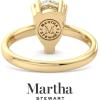 imageMartha Stewart Pear Shape Lab Grown Diamond Solitaire Ring Diamond Engagement Ring in 14 Karat Goldyellowgold