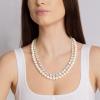 imageMartha Stewart Pearl and Crystal Necklace In Gold 18 Inches For Women