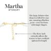 imageMartha Stewart Pearl and Crystal Necklace In Gold 24 Inches For Women