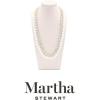 imageMartha Stewart Pearl and Crystal Necklace In Gold 24 Inches For Women