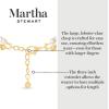 imageMartha Stewart Pearl and Curb Chain Necklace In Gold 24 Inches For Women