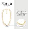 imageMartha Stewart Pearl and Gold Ball Necklace In Gold For Women