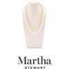 imageMartha Stewart Pearl and Gold Ball Necklace In Gold For Women
