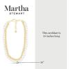 imageMartha Stewart Pearl and Gold Ball Necklace In Gold For Women
