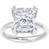 imageMartha Stewart Princess Cut Shape Lab Grown Diamond Solitaire Ring Diamond Engagement Ring in 14 Karat Goldwhitegold