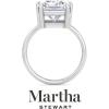imageMartha Stewart Princess Cut Shape Lab Grown Diamond Solitaire Ring Diamond Engagement Ring in 14 Karat Goldwhitegold