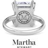 imageMartha Stewart Princess Cut Shape Lab Grown Diamond Solitaire Ring Diamond Engagement Ring in 14 Karat Goldwhitegold
