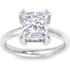 imageMartha Stewart Princess Cut Shape Lab Grown Diamond Solitaire Ring Diamond Engagement Ring in 14 Karat Goldwhitegold
