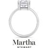 imageMartha Stewart Princess Cut Shape Lab Grown Diamond Solitaire Ring Diamond Engagement Ring in 14 Karat Goldwhitegold