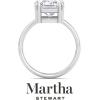 imageMartha Stewart Princess Cut Shape Lab Grown Diamond Solitaire Ring Diamond Engagement Ring in 14 Karat Goldwhitegold