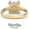 imageMartha Stewart Princess Cut Shape Lab Grown Diamond Solitaire Ring Diamond Engagement Ring in 14 Karat Goldyellowgold